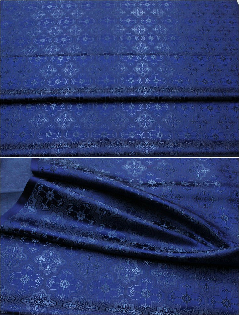 Plain Chinese Silk Brocade Fabric: Upholstery, Costume, Decor