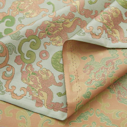 59"W Silk Brocade Fabric: Emperor Robe Cheongsam Material