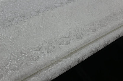 Silk Brocade Fabric: Pipa Flower Upholstery Drapery, 29.5"W