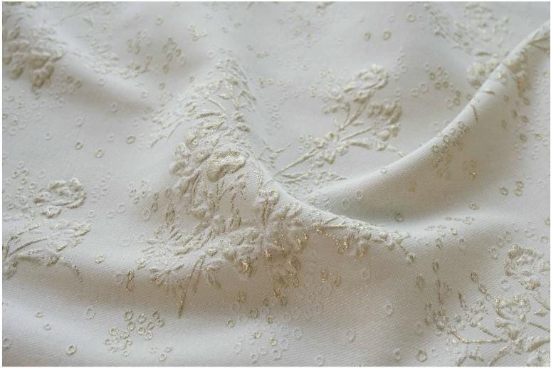 Gold Foil 3D Texture Fabric: Irregular Grain Upholstery Material