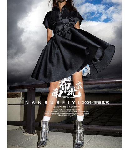 Black Wedding Satin Fabric: Stiff Silhouette, DIY Thickened Material (59"W)