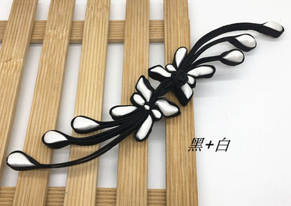 Large Elegant Sewing Fasteners Phoenix tail knotting decorative knots Cheongsam Frogging Button