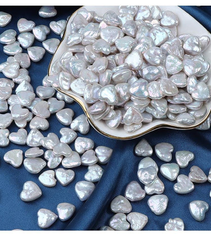 Baroque Heart Freshwater Pearl Beads: Iridescent DIY Jewelry Making
