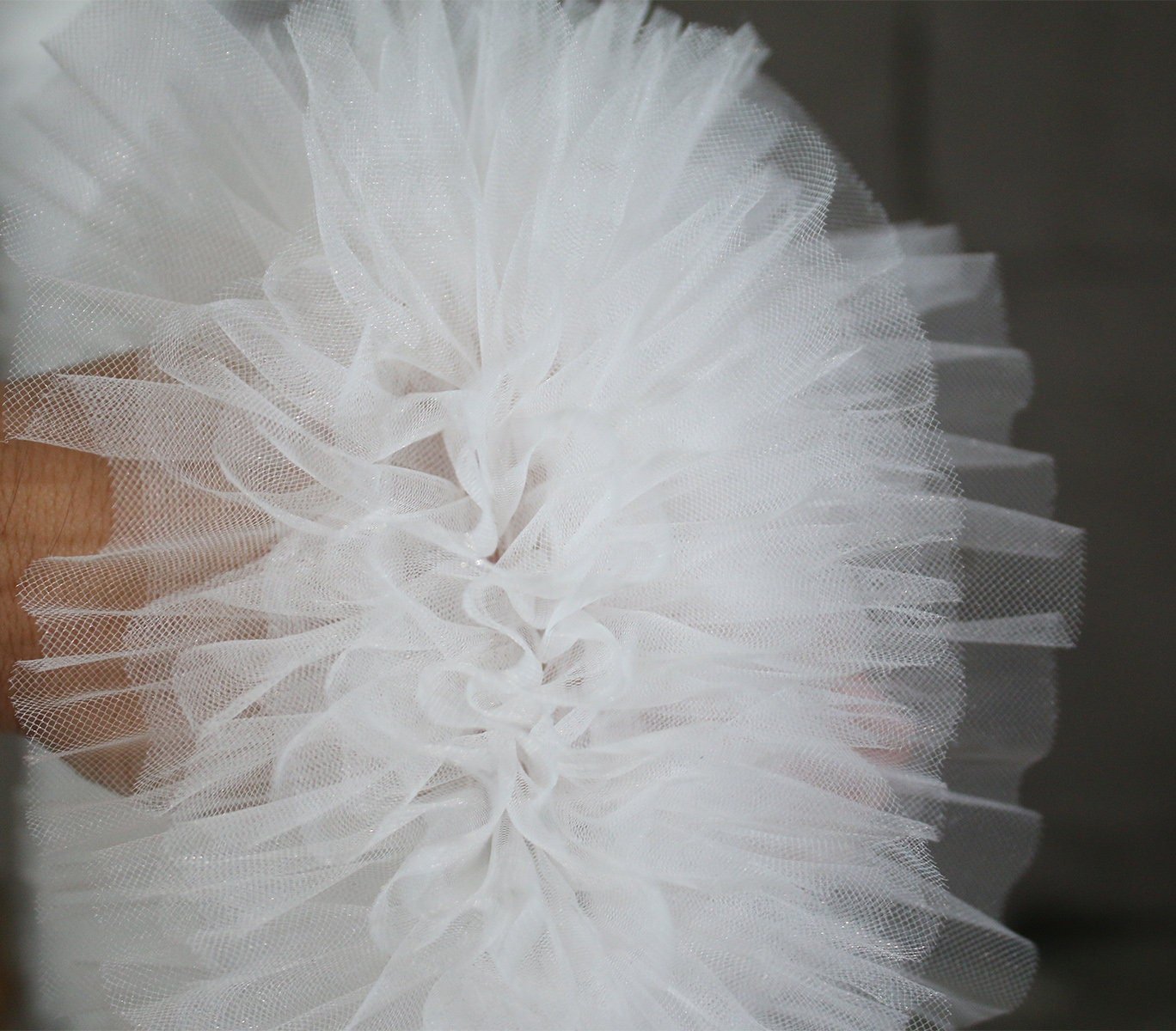 Puffy 3D Lace Fabric: Pleated Designer Decor, 5.9" Width - Poppylollipop