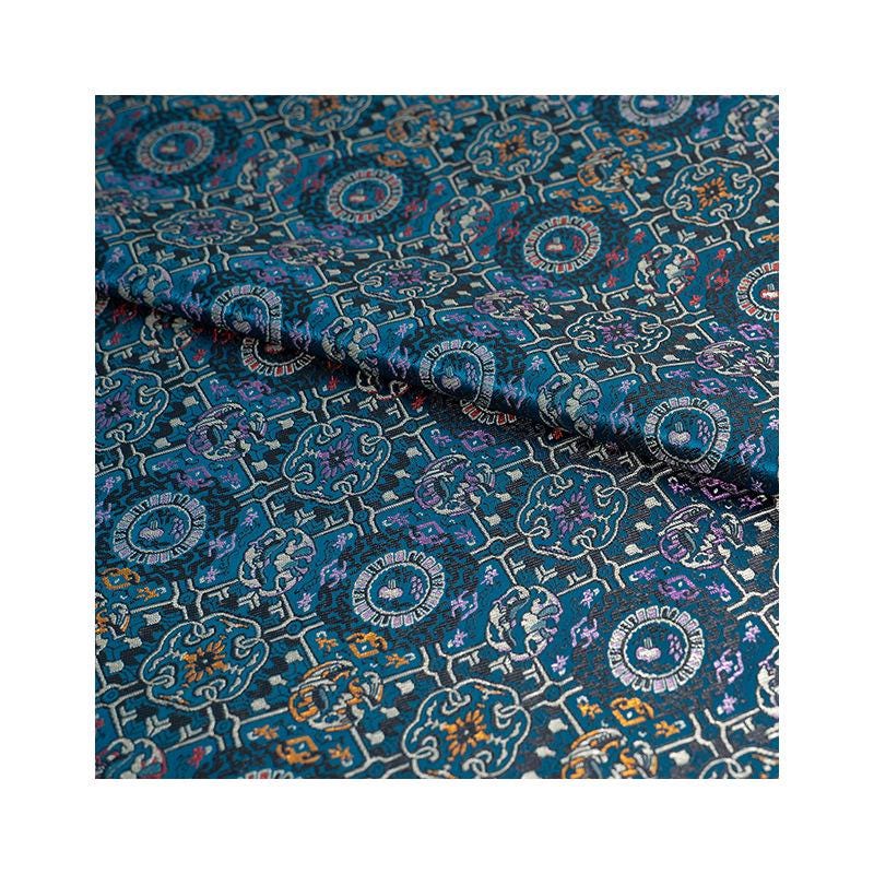 Tissu de brocart de soie Song Dunhuang : Matière pour robe tibétaine Cheongsam