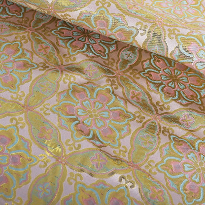 Tissu brocart Baoxiang de Dunhuang : 150 cm de large, tissu pour robe cheongsam tibétaine