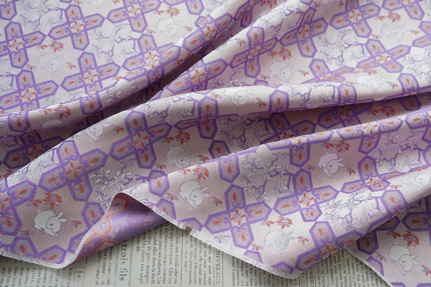 Song Brocade Woven Vest Fabric ��� Traditional Chinese Jacquard Material for Clothing & Craf"Wide