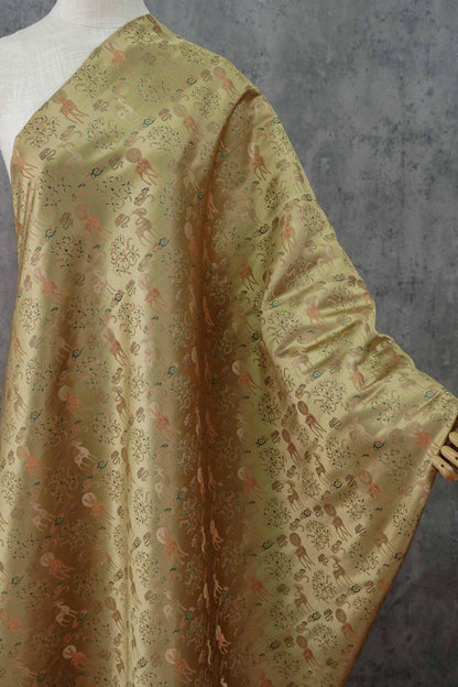 Nine-Color Deer Brocade Fabric: Chinese Hanfu Qipao Sewing Material