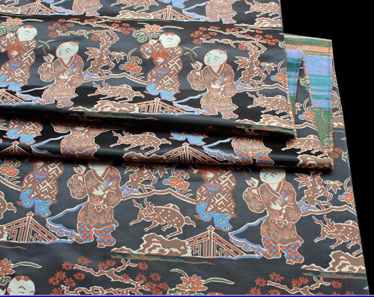 Floral Jacquard Brocade Fabric: Chinese Sewing Fabric, 27" Wide
