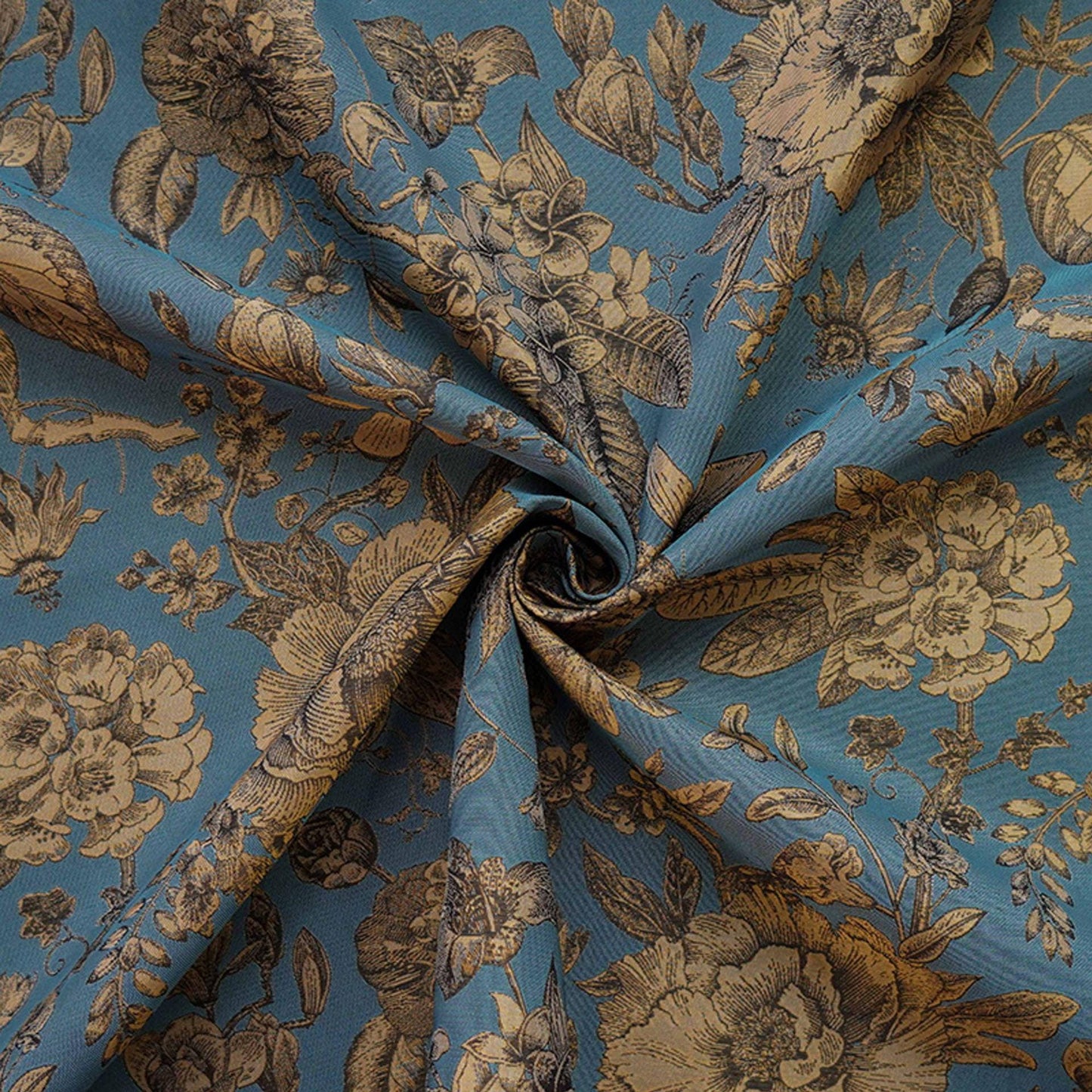 Brocade Jacquard Fabric: Retro Palace Style Damask (by the meter)