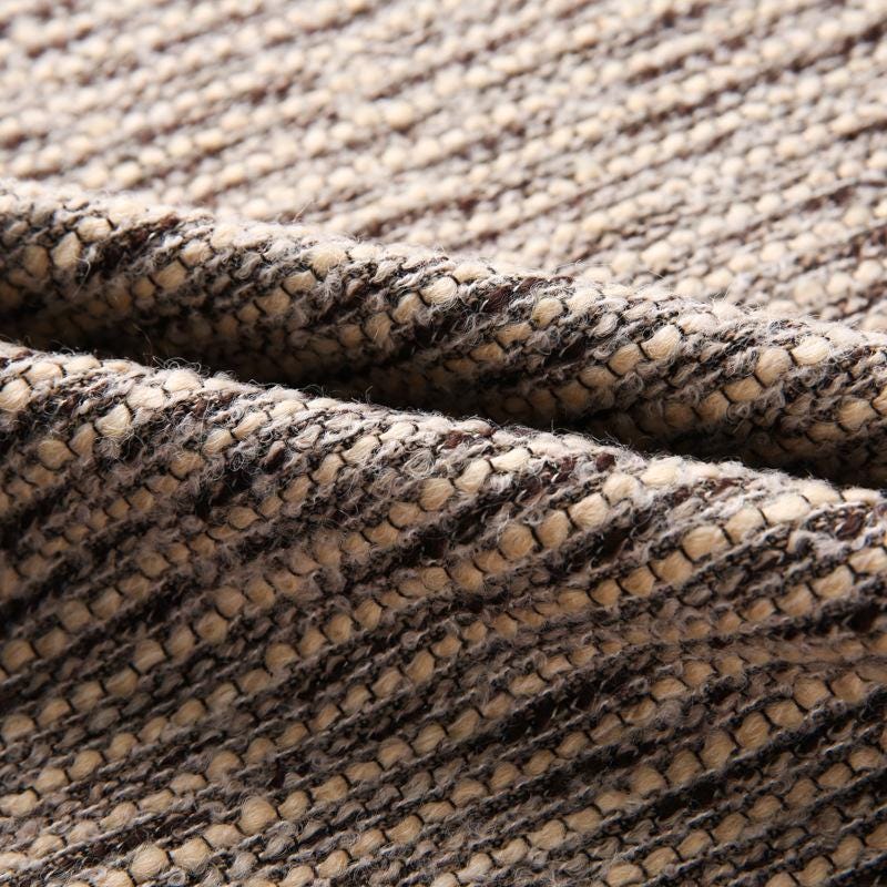 Tissu tweed uni flammé 30 % laine pour manteaux, vestes et chapeaux - Flanelle - Matière pour vêtements automne-hiver, 2 coloris, largeur 147 cm, pour la confection