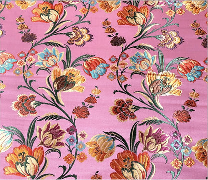 Floral Brocade Fabric: 29.5" Wide Cheongsam Qipao Sewing Fabric