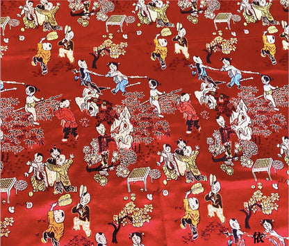 Tissu brocart jacquard à motifs floraux : matériau de couture traditionnel chinois