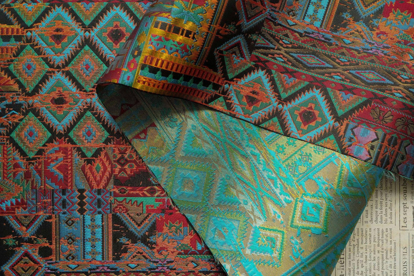 Ethnic Jacquard Fabric: Emperor Robe Style, Cheongsam Sewing Material