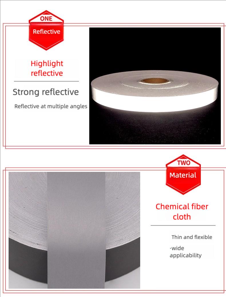 Reflective Silver Luminous Fabric: High Visibility Safety Material