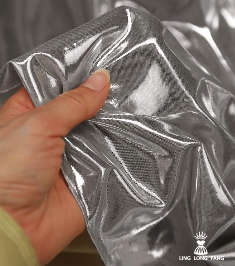 Metallic Gold Foil Fabric: Flexible Cosplay Clothing Material (56" Width)