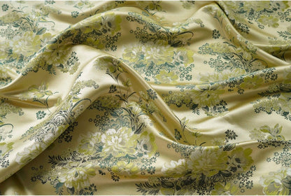 Peony Brocade Fabric: Rayon Jacquard, Cheongsam Qipao Material (57")