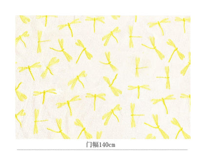Dragonfly Jacquard Fabric: Gold Embossed Upholstery, Sewing, Costume (55"W)