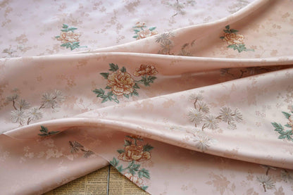 Floral Embroidery Brocade Fabric: 59" Emperor Tibetan Style