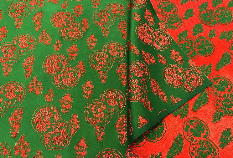 Cloud Brocade Jacquard Fabric: Costume Dress, Home Decor (29.5" Wide)