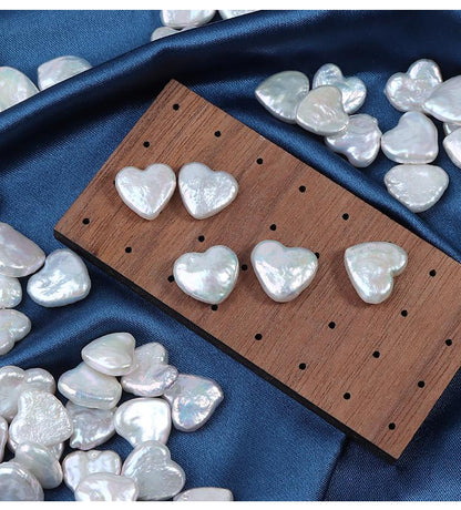 Baroque Heart Freshwater Pearl Beads: Iridescent DIY Jewelry Making