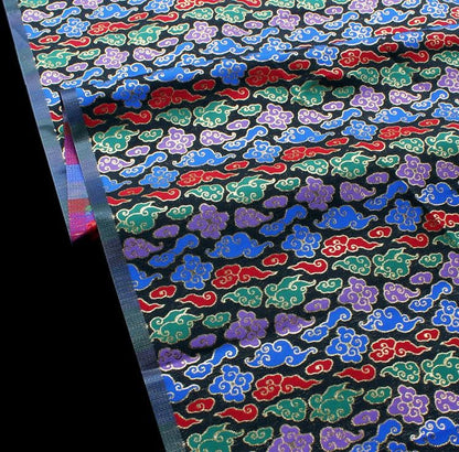 Cloud Brocade Fabric: Rayon Blend Jacquard, Costume Dress Material