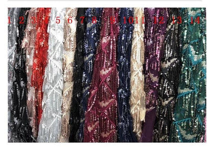 Tissu en gaze à paillettes : Matière scintillante pour robes, costumes et créations DIY