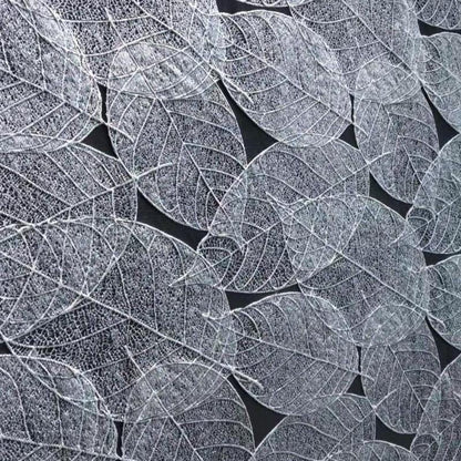 Metallic Leaf Jacquard Fabric: 3D Texture, 59" Wide, Upholstery & Sewing