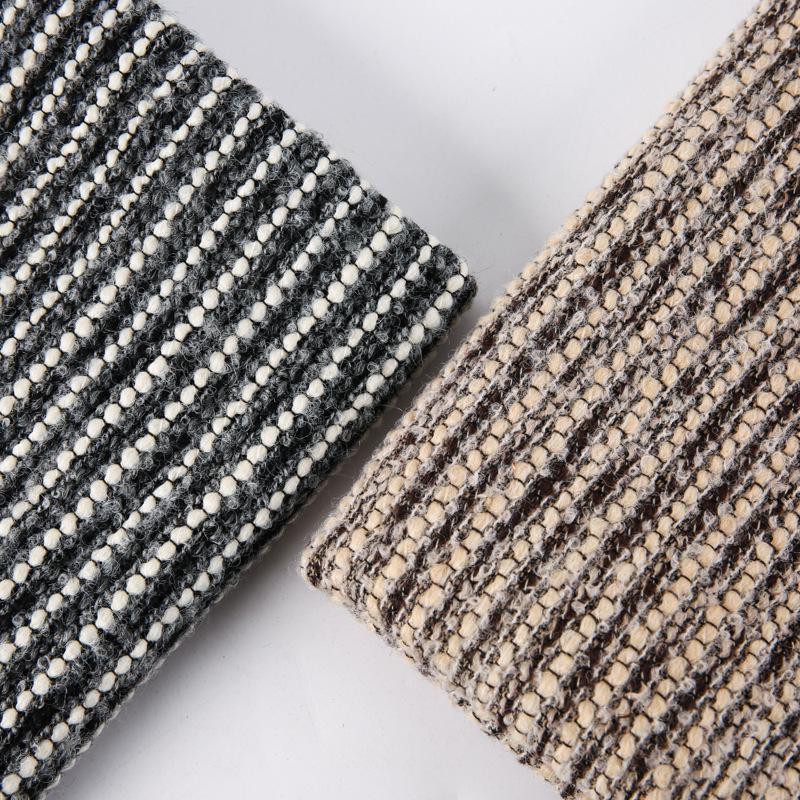 Tissu tweed uni flammé 30 % laine pour manteaux, vestes et chapeaux - Flanelle - Matière pour vêtements automne-hiver, 2 coloris, largeur 147 cm, pour la confection