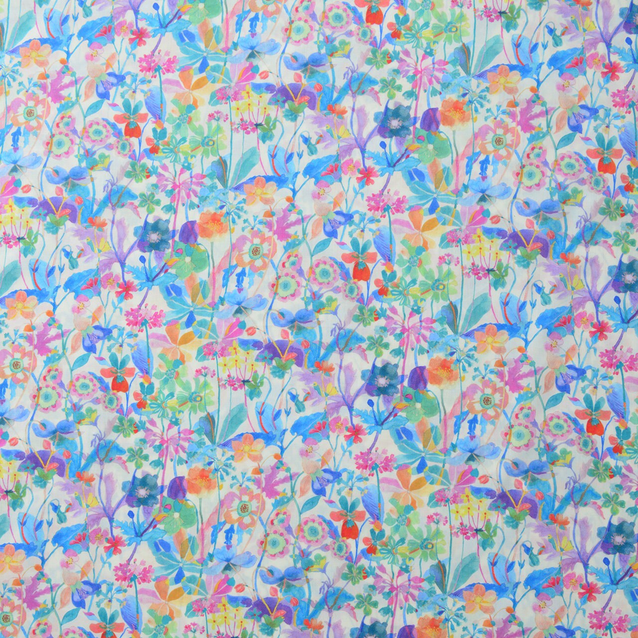 Floral Print Cotton Fabric: Sewing, Dressmaking, Home Decor - 55" Wide