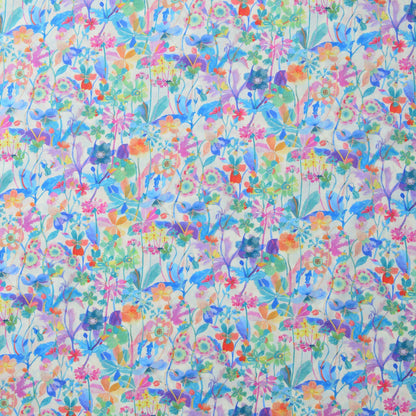 Floral Print Cotton Fabric: Sewing, Dressmaking, Home Decor - 55" Wide