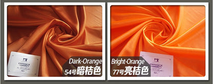 Satin Silk Fabric: 59" Wide, Solid Colors, Dress Craft Fabric