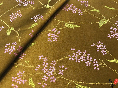Floral Brocade Fabric: 29.5"W Rayon Cheongsam Qipao Material
