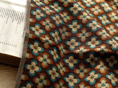 Floral Jacquard Upholstery Fabric: Victorian Edwardian Style, 59" Wide