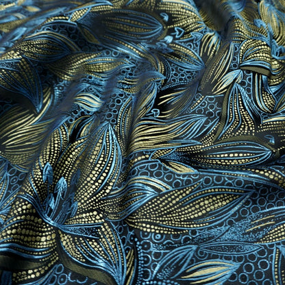 Lily Brocade Fabric: 45" Wide Silk Satin Hanfu Cosplay