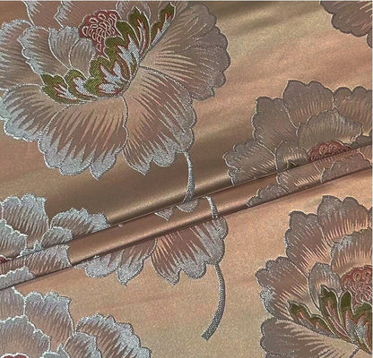Nylon Peony Brocade Fabric: Upholstery, Dress, Quilting - By The Meter