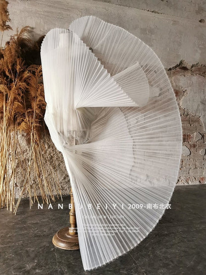 Pleated Organza Fabric: Stiff Texture, 59" Wide - Designer Crafts