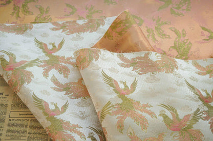 Phoenix Brocade Fabric: Chinese Song Dynasty Style, 63" Wide