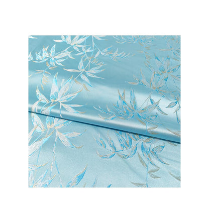 Bamboo Brocade Fabric: 59" Silk Rayon Blend, Costume Upholstery