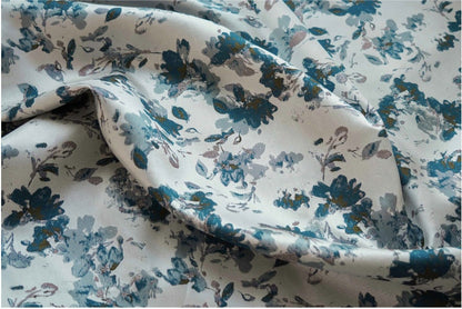 Tissu jacquard à motif floral : 168 cm de large, style Splash Ink, pour l’ameublement et la couture