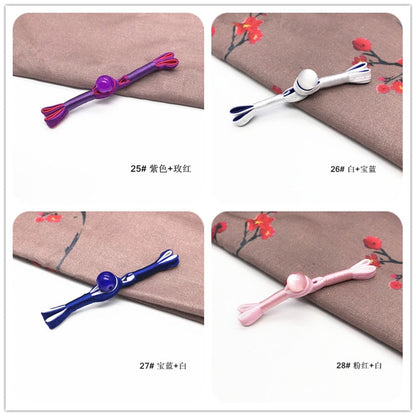 Handmade Satin Cheongsam Buttons: Retro Ethnic Style Closure Knots