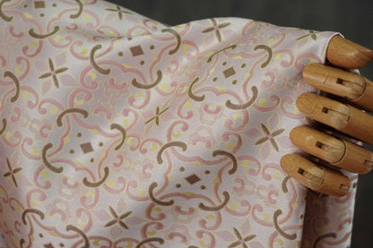 Zen Flower Brocade Fabric: Blue Purple Song Brocade, 58" Wide