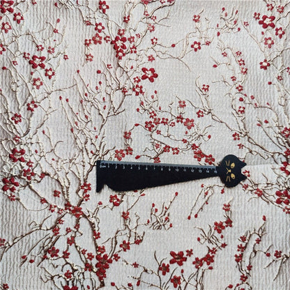 Gold Thread Jacquard Fabric: 3D Summer Leaves Upholstery, Prom Dress Sewing Fabric
