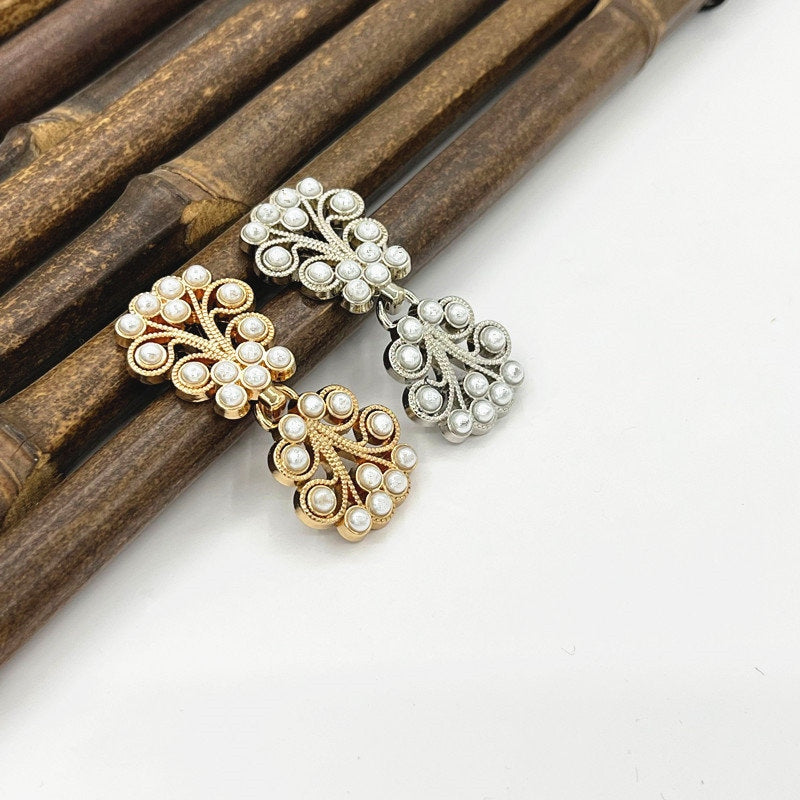 Metal Frog Buttons: Cheongsam Hanfu Closure, Sewing Fasteners