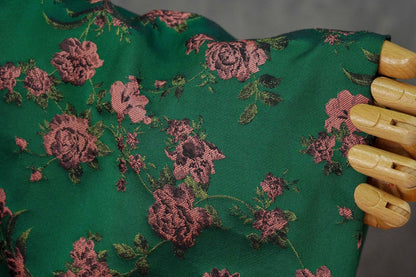 Tissu jacquard chinois vintage : matériau d'ameublement pour costumes de 160 cm de large