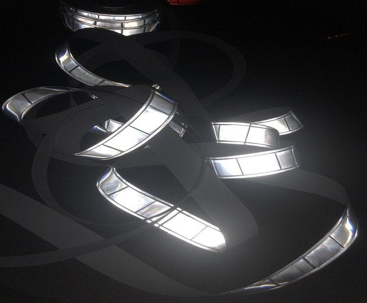 Bande réfléchissante : tissu de sécurité lumineux à haute brillance