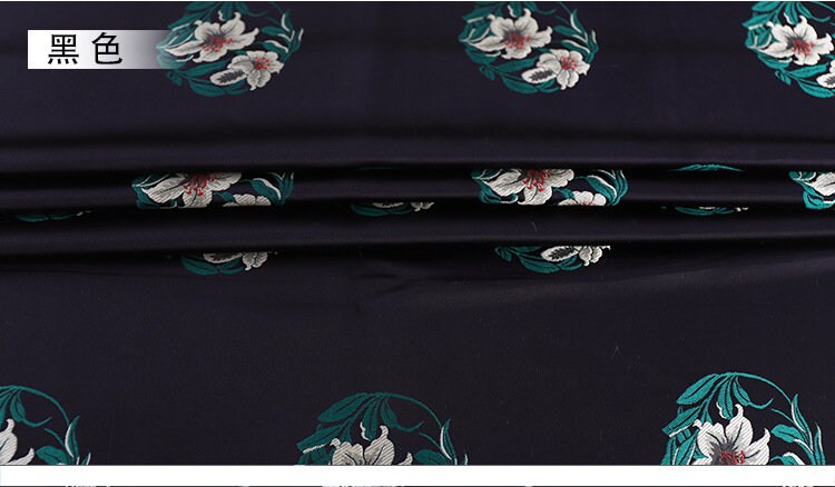 Jacquard Silk Brocade Fabric: Chinese Mongolian Robe Decor