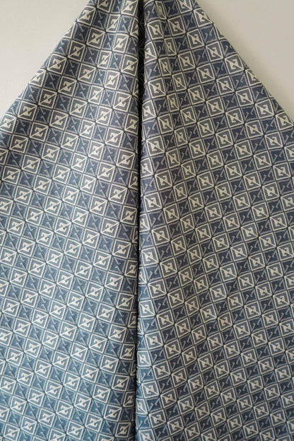 Jacquard Denim Fabric: Vintage 3D Pattern, Upholstery Sewing Material (56" Wide)