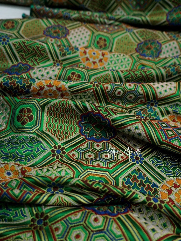 Chinese Brocade Fabric: Mongolian Gown, Tibetan Robe Decoration