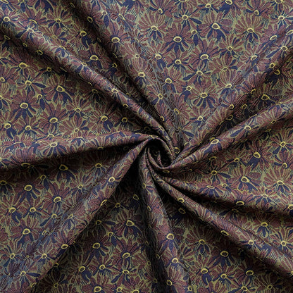 Tissu jacquard à motif marguerite vintage : Mélange de coton pour ameublement style campagne